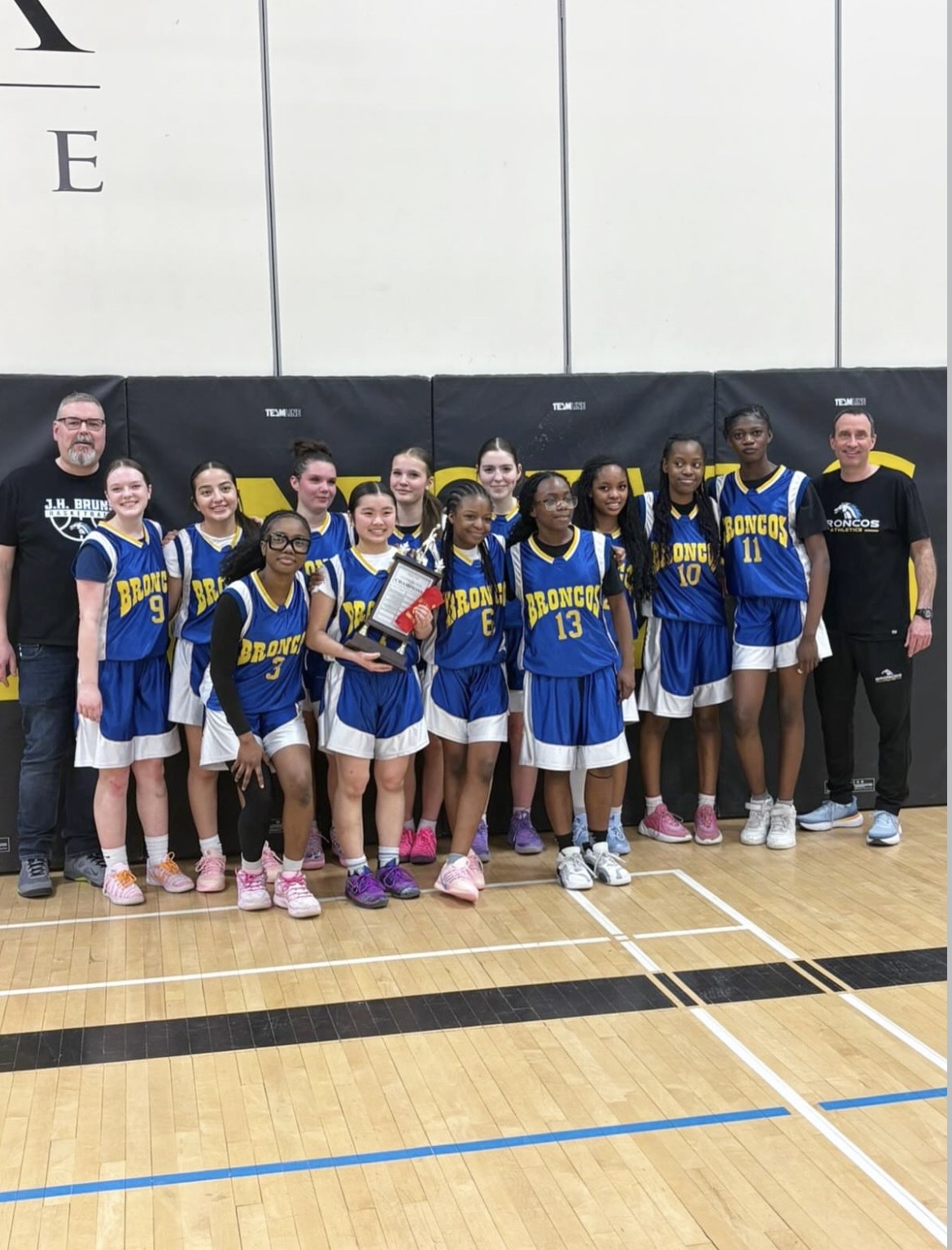 Elizabeth's basketball team